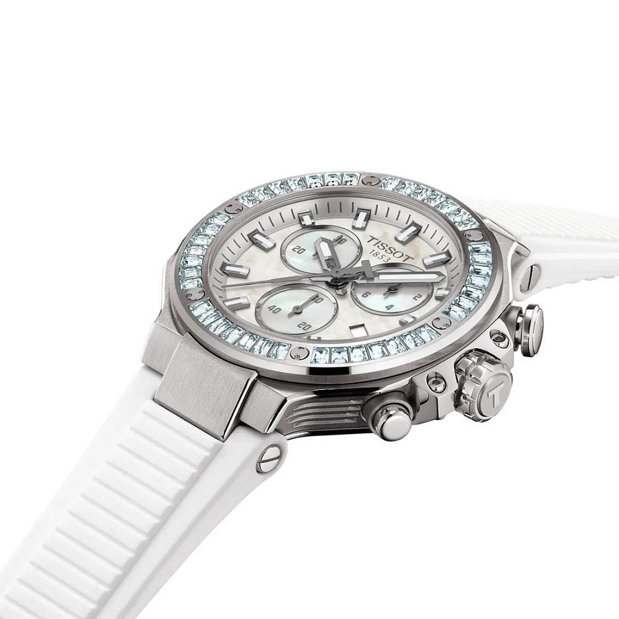 Часы Tissot T-Race 38mm T141.817.97.111.00 — женские, каучук