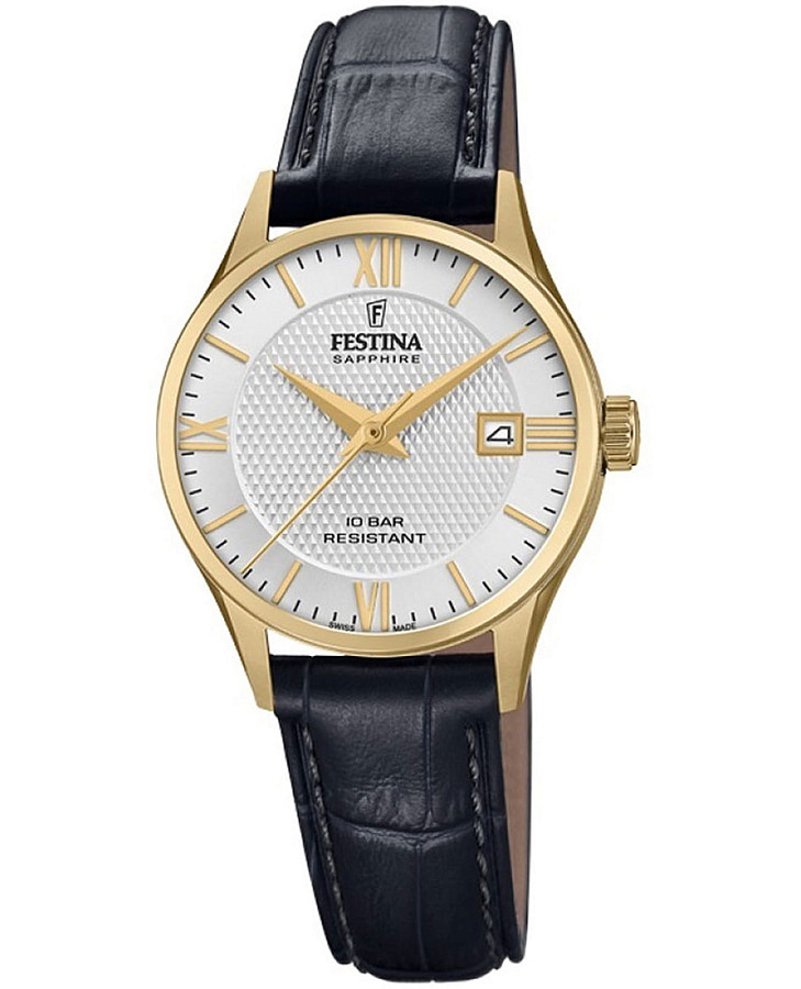 Часы Festina Classics F20011/1 — женские, серебристый