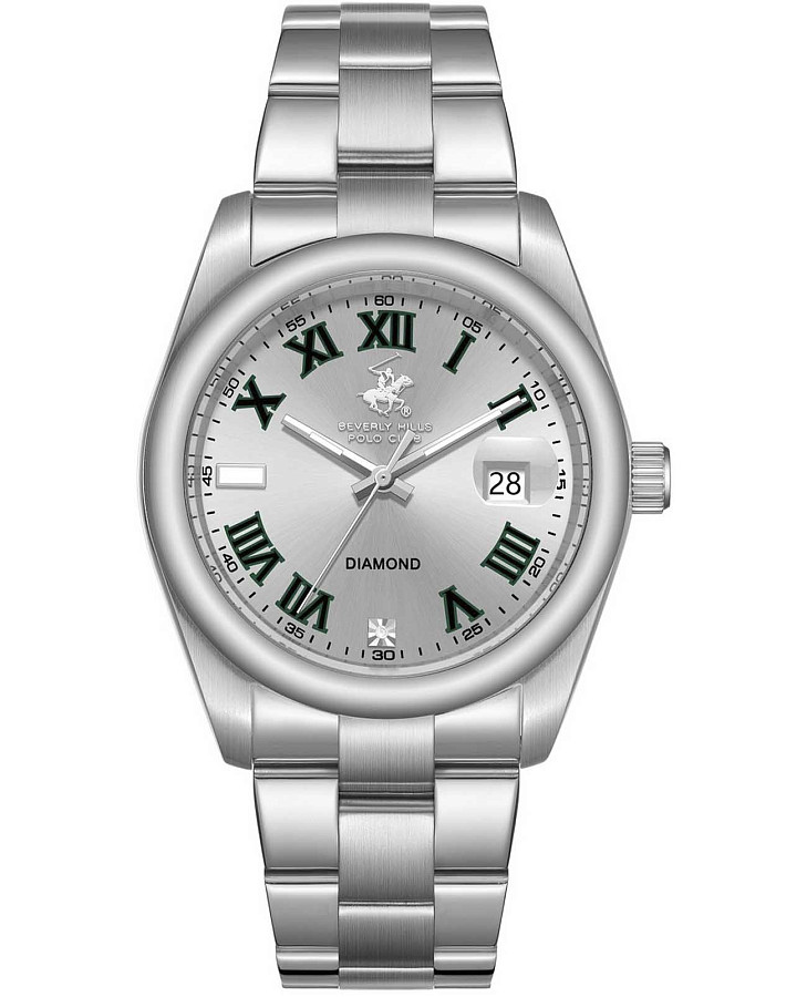 Часы Beverly Hills Polo Club BP3664X.330 — мужские, серебристый