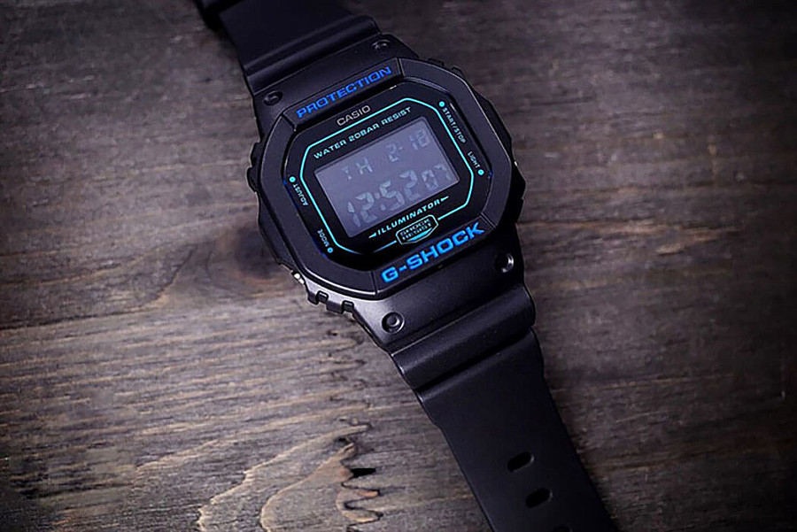 Часы Casio G-Shock DW-5600BBM-1 — артикул DW-5600BBM-1ER, мужские
