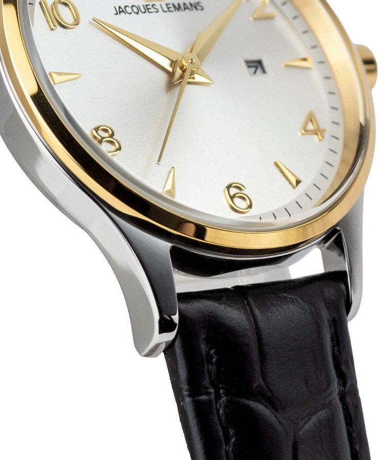 Часы Jacques Lemans Classic 1-2216D — кожаный, женские