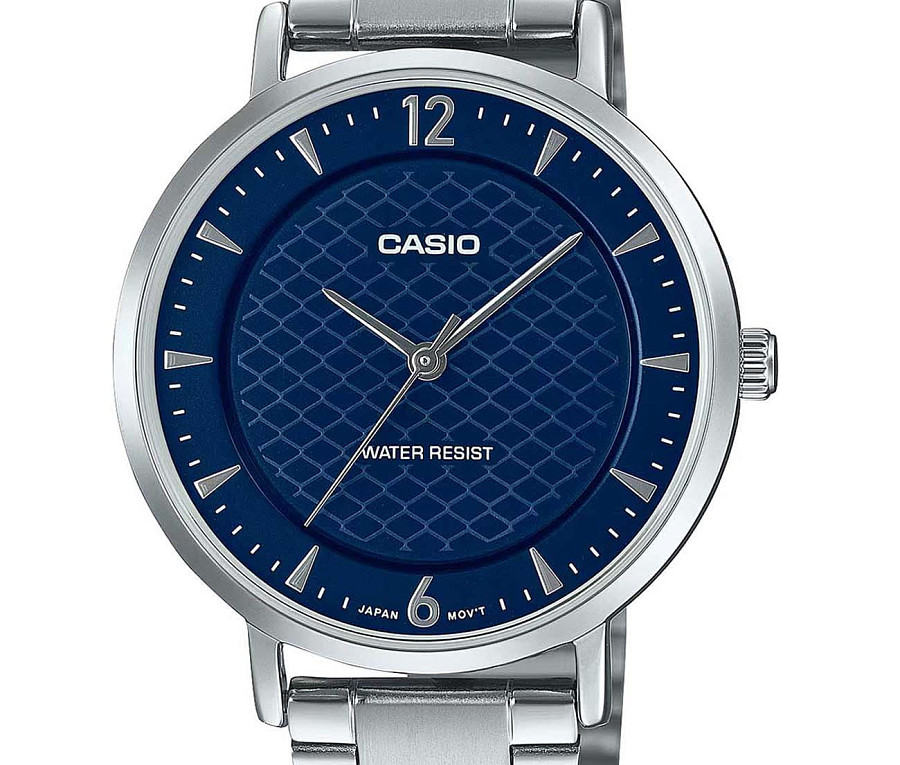 Часы Casio Collection Standard LTP-VT04D-2A — кварцевые, металл сталь