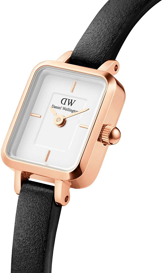 Часы Daniel Wellington Quadro Mini Sheffield Rose Gold DW00100728 — сталь металл, Швеция
