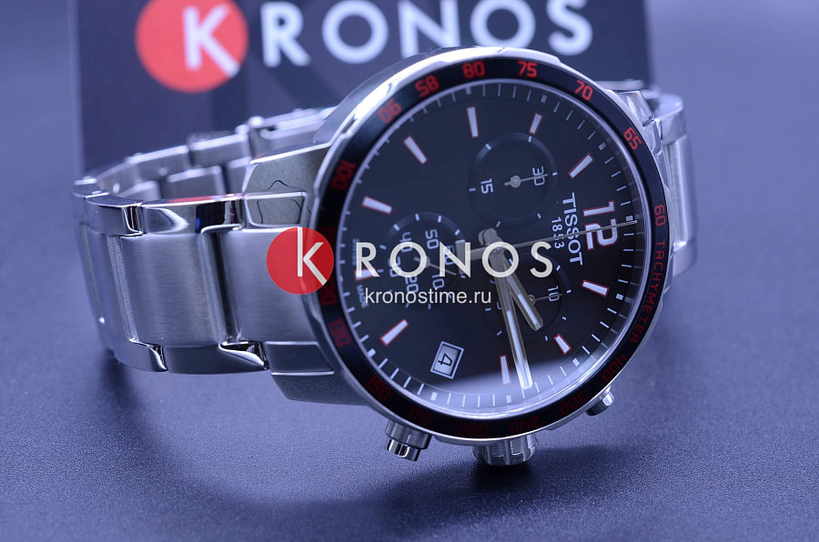 Часы Tissot T-Sport Quickster T095.417.11.057.00 — сталь металл, Швейцария