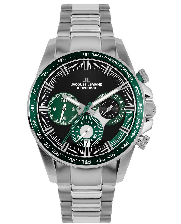 Часы Jacques Lemans Sport 1-2127G — мужские, черный
