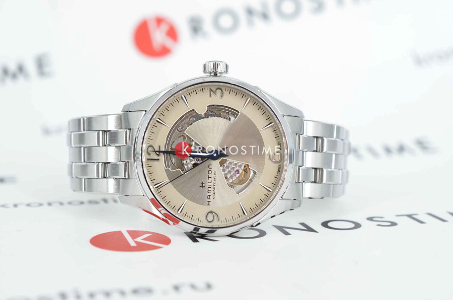 Часы Hamilton Jazzmaster Open Heart Auto H32705121 — сталь металл, Швейцария