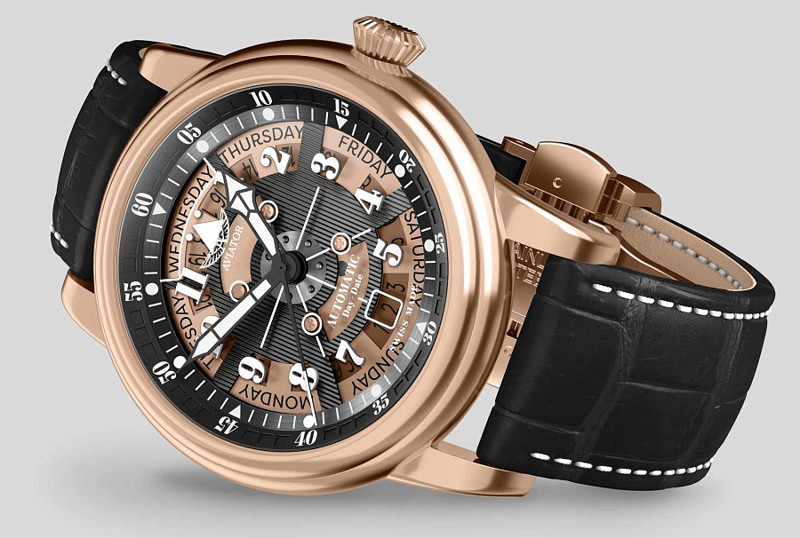Часы Aviator Douglas Day Date V.3.36.2.289.4 — артикул V.3.36.2.289.4