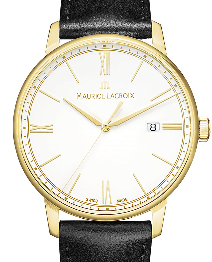 Часы Maurice Lacroix Eliros Date 40 mm EL1118-PVY01-110-2 — кварцевые, металл сталь