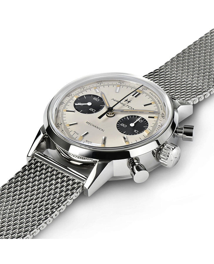 Часы Hamilton American Classic Intra-Matic Chronograph H H38429110 — сталь металл, Швейцария