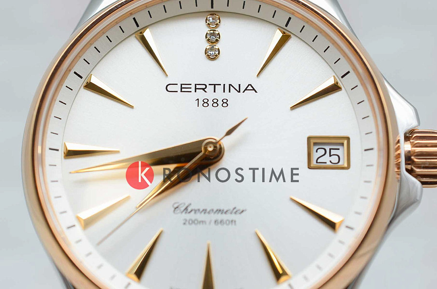 Часы Certina DS Action C032.051.22.036.00 — сталь c pvd покрытием, женские