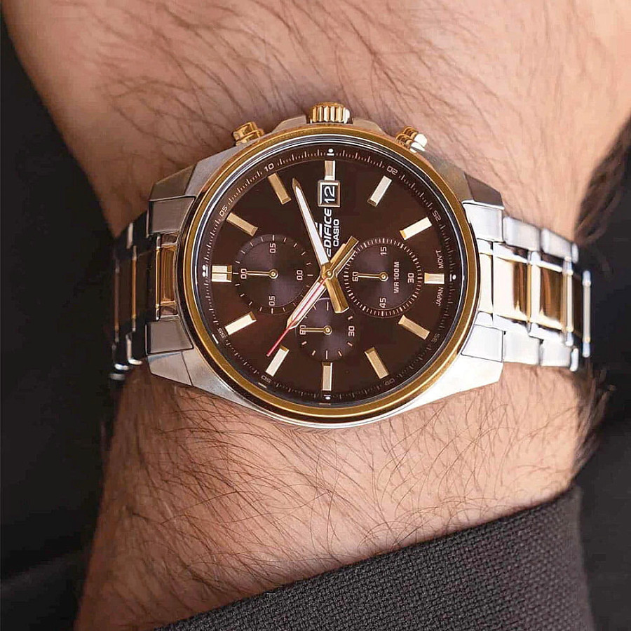 Часы Casio Edifice EFV-610SG-5A — металл сталь, Япония