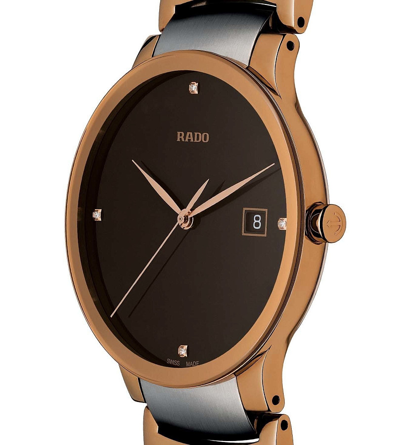 Часы Rado Centrix Diamonds R30554743 — кварцевые, сталь металл