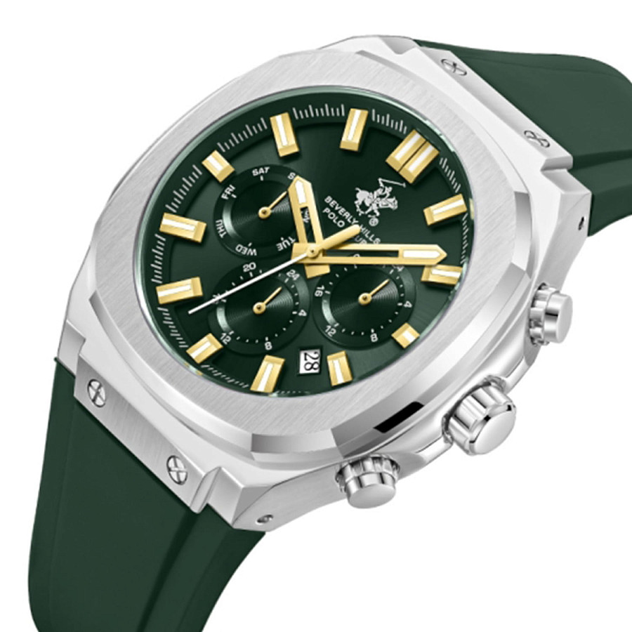 Часы Beverly Hills Polo Club BP3933X.375 — кварцевые, сталь металл