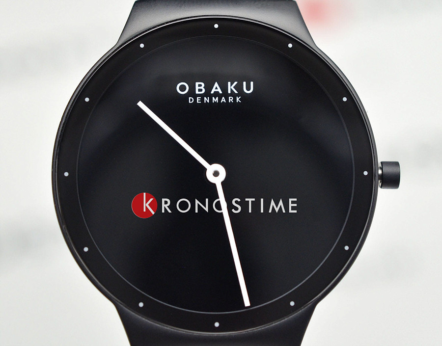 Часы Obaku Ultra Slim V307LXBBMB — металл сталь, Дания