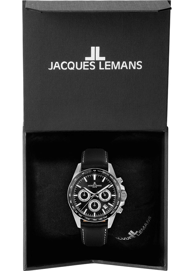 Часы Jacques Lemans Liverpool 1-1877A — металл сталь, Австрия
