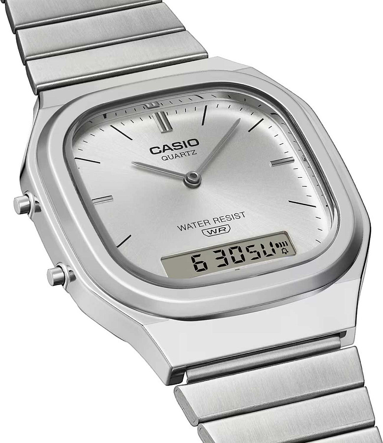 Часы Casio Vintage AQ-240E-7A — кварцевые, пластик
