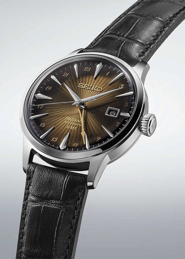 Часы Seiko Presage Cocktail Time SSK039 — кожаный, мужские