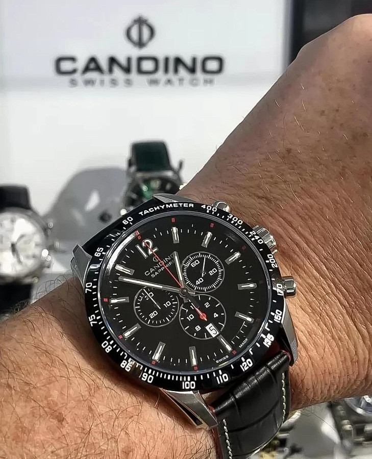 Часы Candino Gents Sport C4758/4 — кварцевые, металл сталь