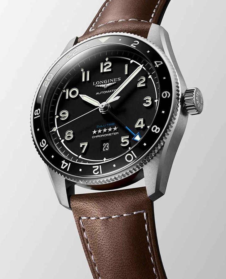 Часы Longines Spirit L3.812.4.53.2 — сталь металл керамика, Швейцария