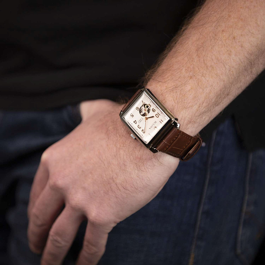 Часы Bulova Sutton 96A268 — металл сталь, США