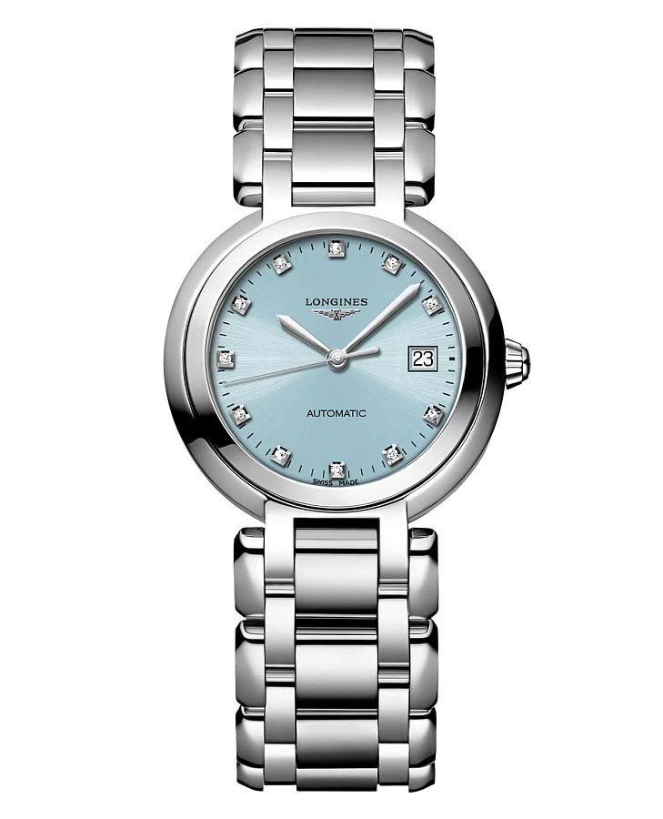 Часы Longines PrimaLuna L8.113.4.90.6 — женские, голубой