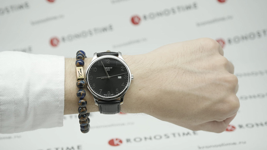 Часы Tissot Tradition T063.610.16.052.00 — мужские, кожаный