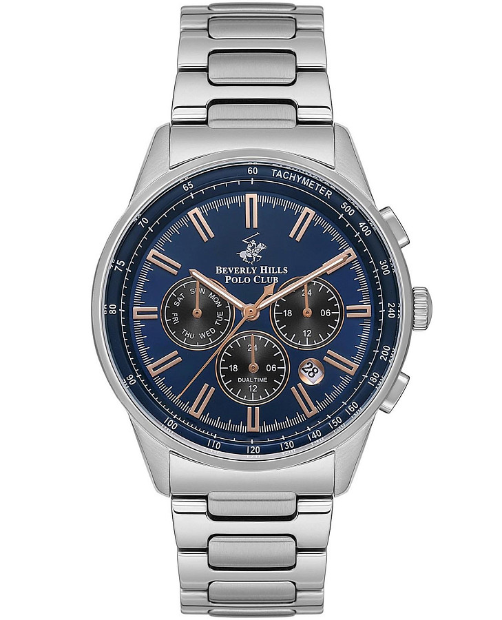 Часы Beverly Hills Polo Club BP3551X.390 — мужские, синий