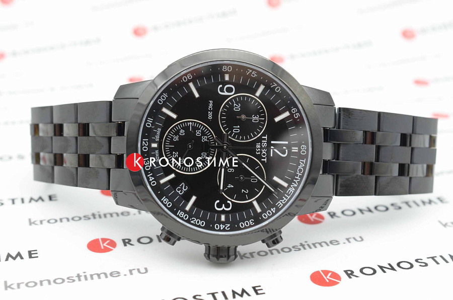 Часы Tissot PRC 200 Chronograph T114.417.33.057.00 — кварцевые, Швейцария, мужские