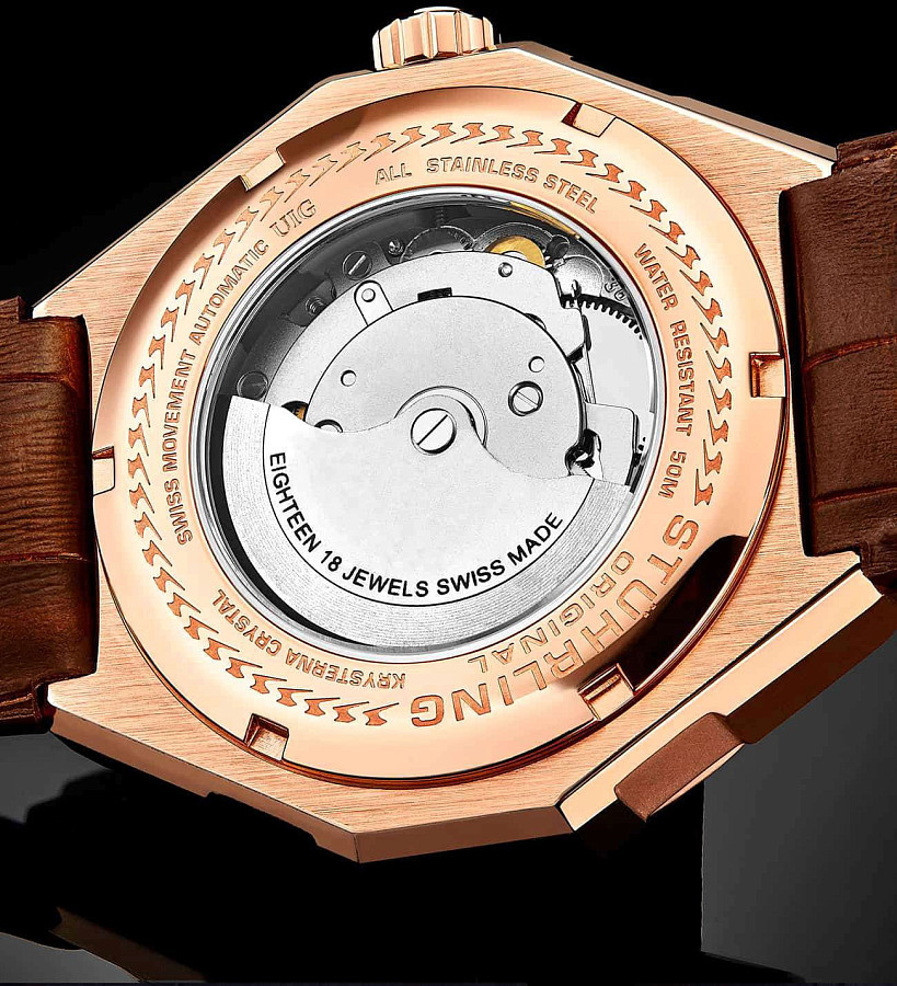 Часы Stuhrling Legacy 379.05 — кожаный, мужские