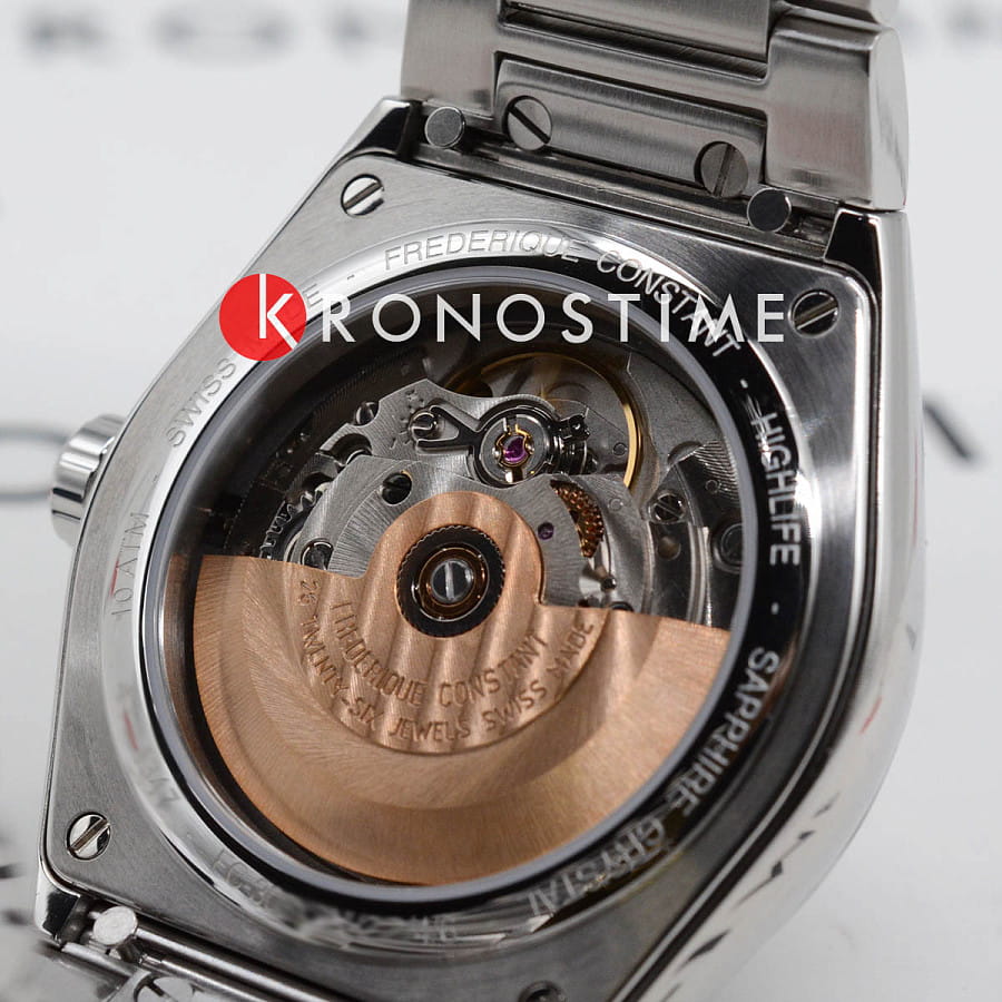 Часы Frederique Constant Highlife Automatic Cosc FC-303C3NH6B — мужские, нержавеющая сталь 316l