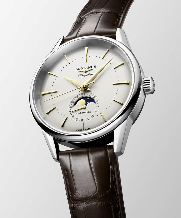Часы Longines Flagship Heritage L4.815.4.78.2 — кожаный, мужские