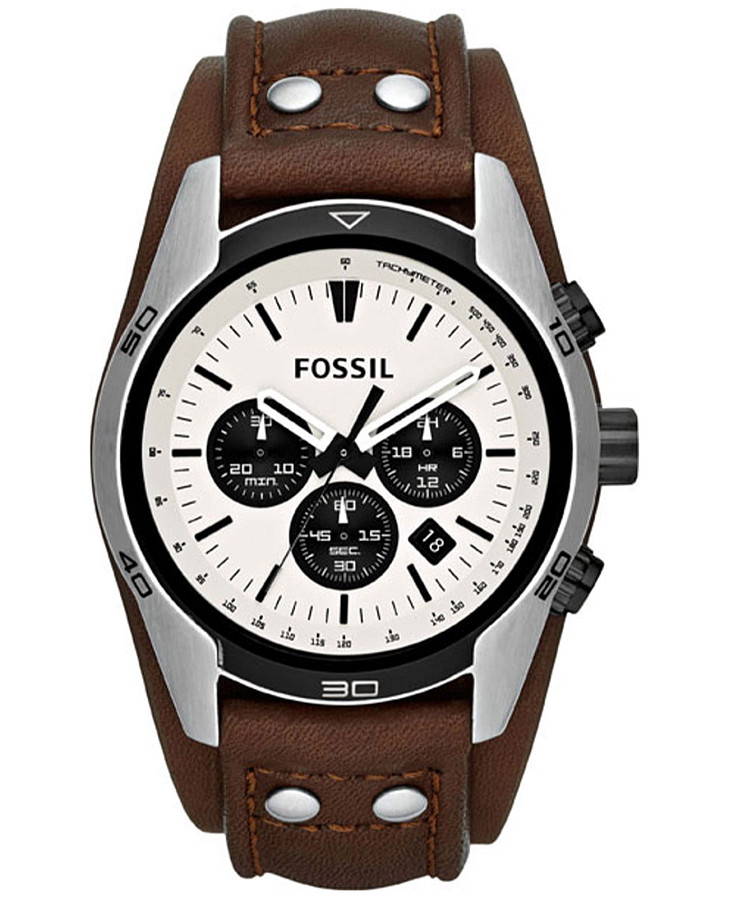 Часы Fossil Bannon CH2890 — мужские, белый
