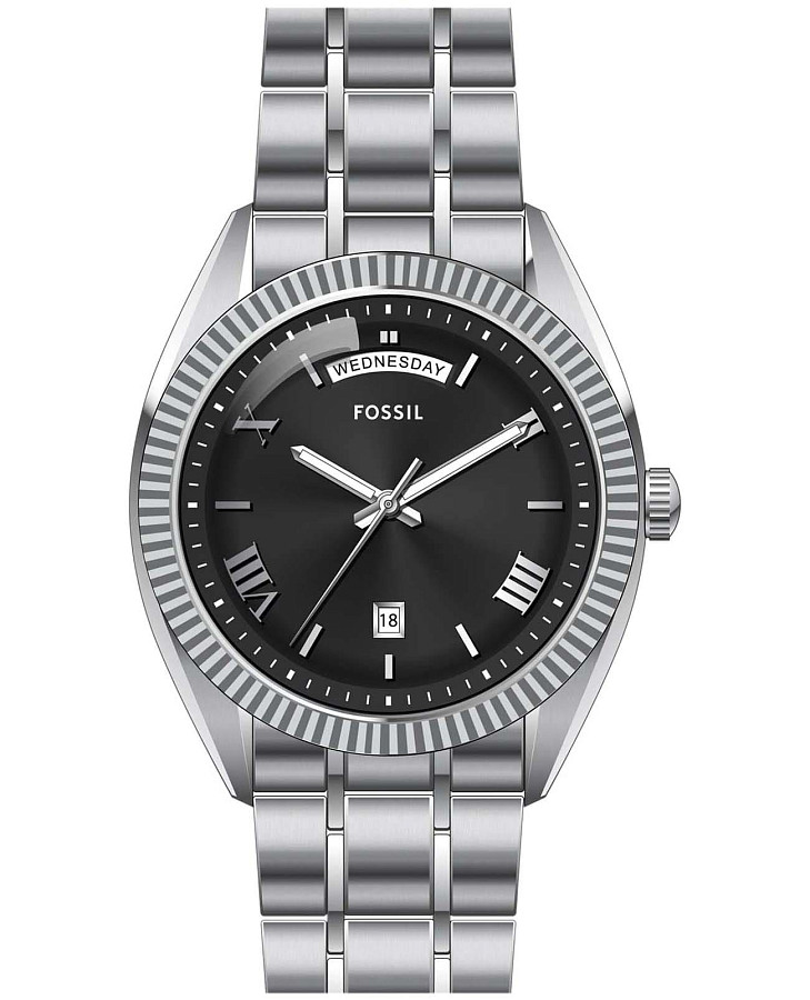 Часы Fossil Campbell FS6139 — мужские, черный
