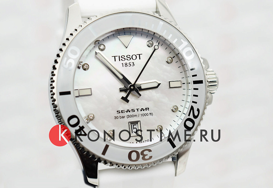 Часы Tissot Seastar 1000 T120.210.17.116.00 — женские, каучук