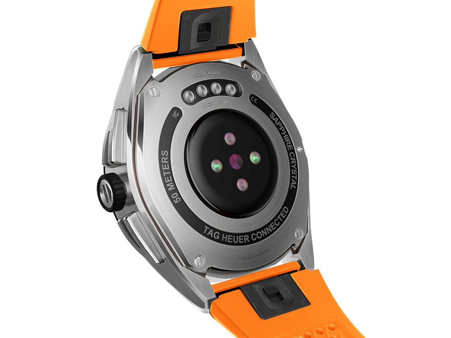 Часы TAG Heuer Connected Calibre E4 SBR8A10.BT6265 — каучук, мужские