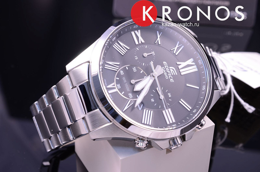 Часы Casio Edifice EFV-500D-1A — металл сталь, Япония