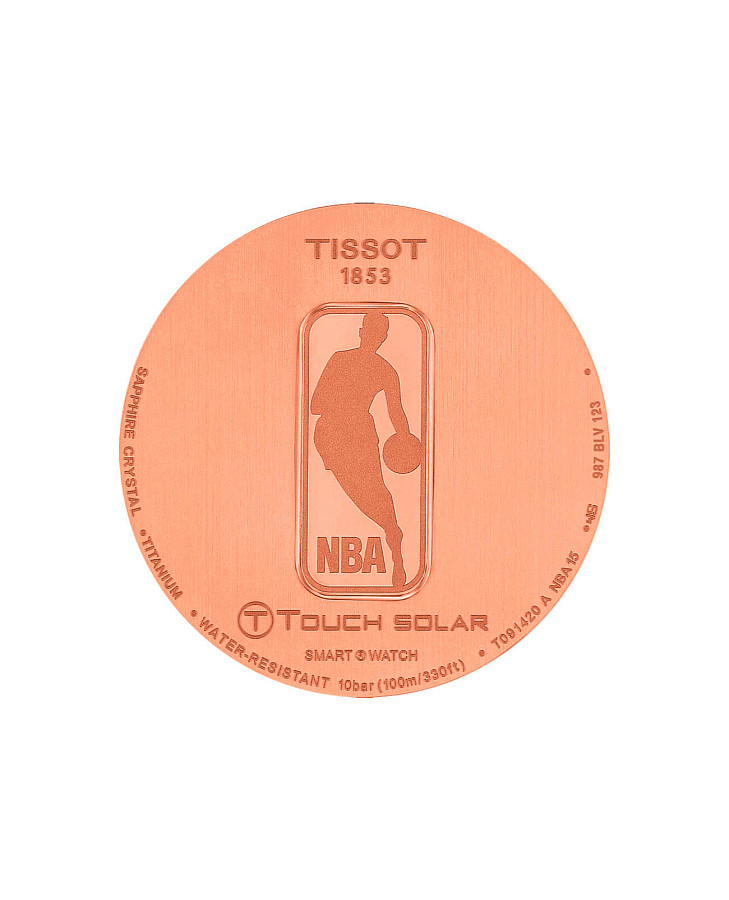 Часы Tissot T-Touch Exper Solar NBA Special Edition T091.420.47.207.00 — кварцевые, титан
