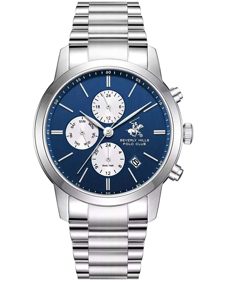 Часы Beverly Hills Polo Club BP3861X.390 — мужские, синий