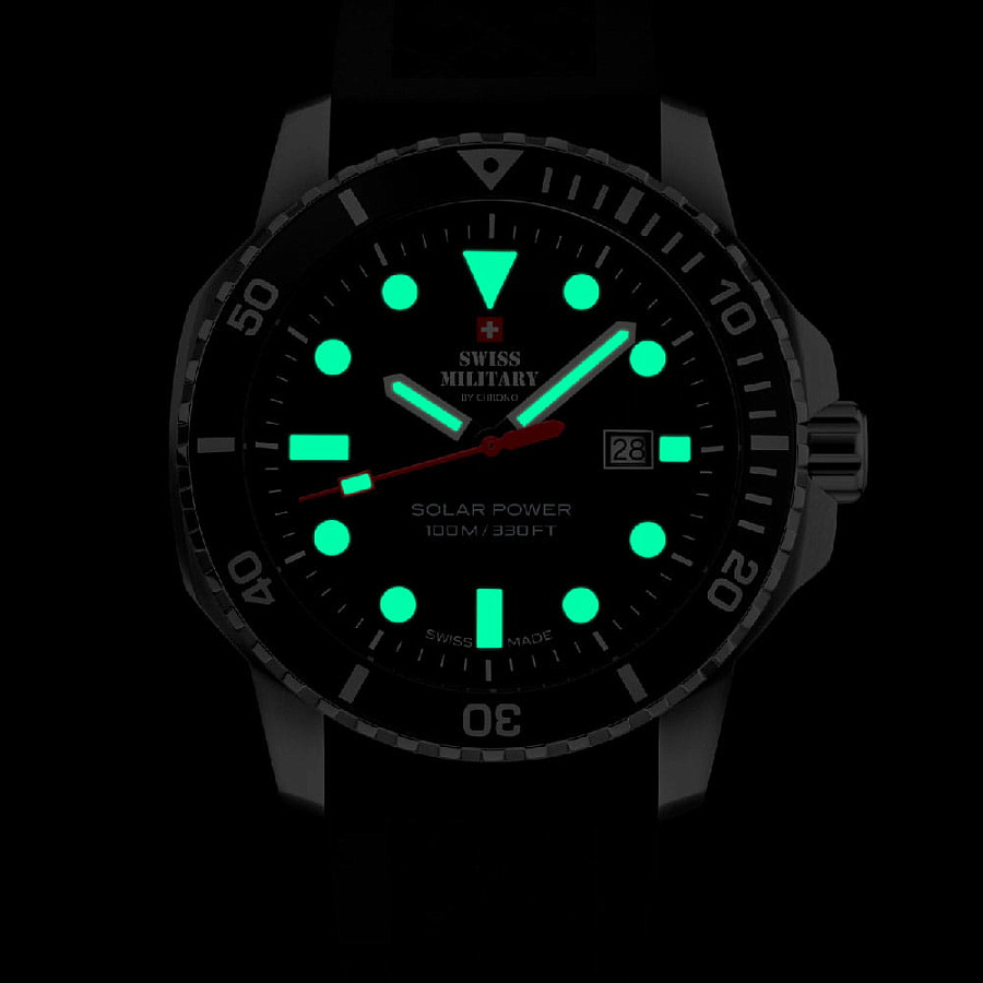 Часы Swiss Military by Chrono Solar Power SMS34102.04 — мужские, силикон