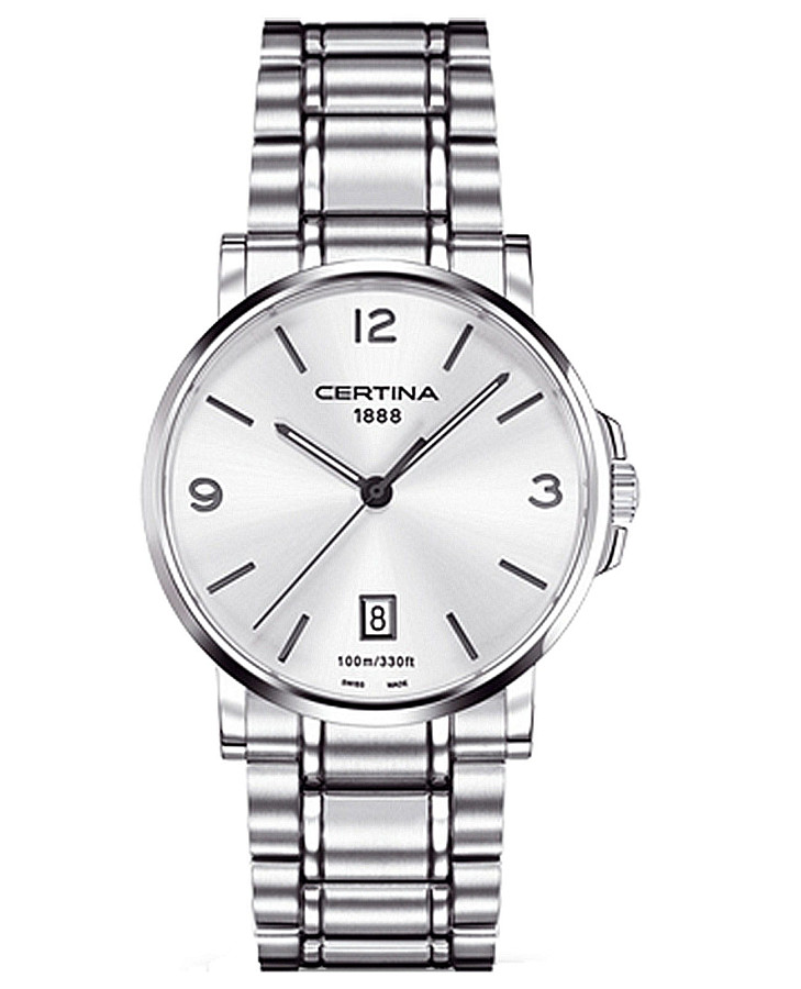 Часы Certina DS Caimano C017.410.11.037.00 — мужские, серебристый
