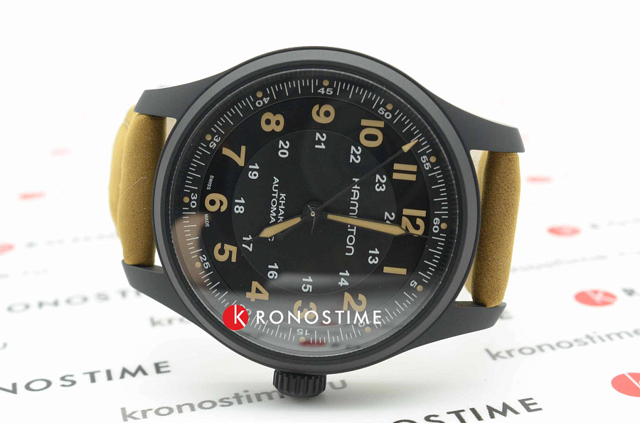 Часы Hamilton Khaki Field Titanium Auto H70665533 — механические, Швейцария, мужские