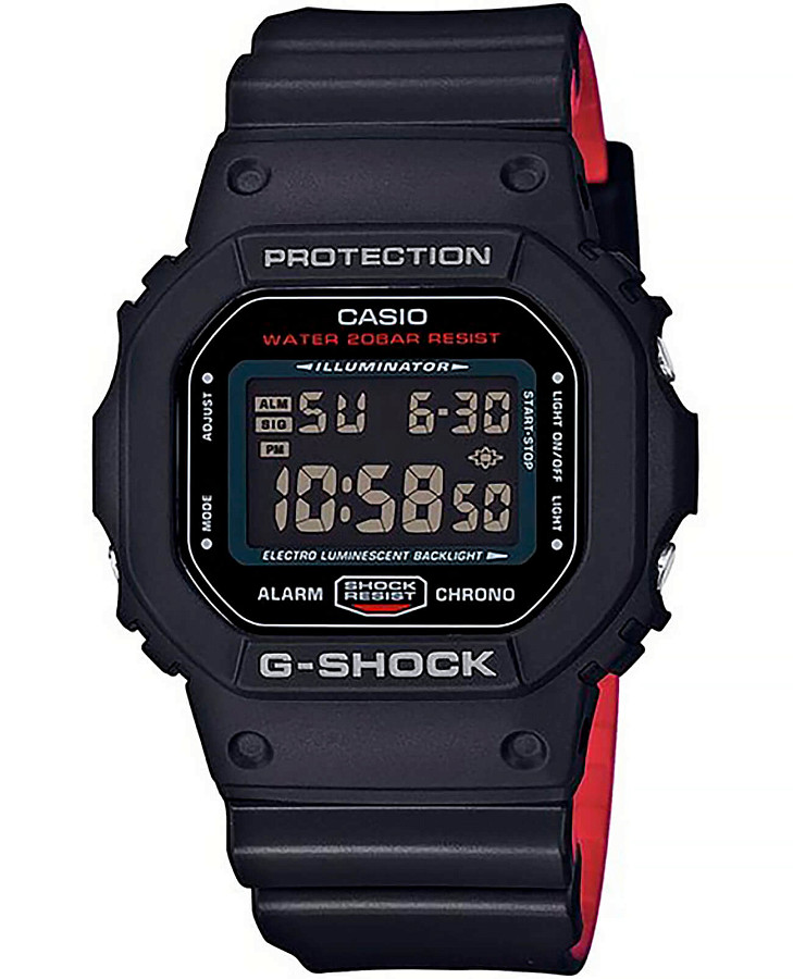 Часы Casio G-Shock DW-5600HRGRZ-1 — мужские, черный