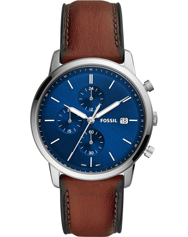 Часы Fossil Georgia FS5850 — мужские, синий