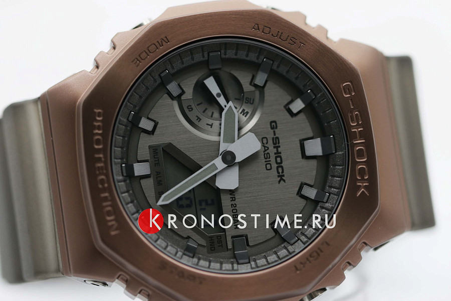 Часы Casio G-Shock GM-2100MF-5ADR (GM-2100MF-5A) — мужские, бежевый