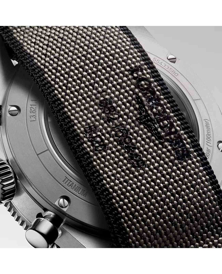 Часы Longines Spirit L3.821.1.53.2 — черный, сталь