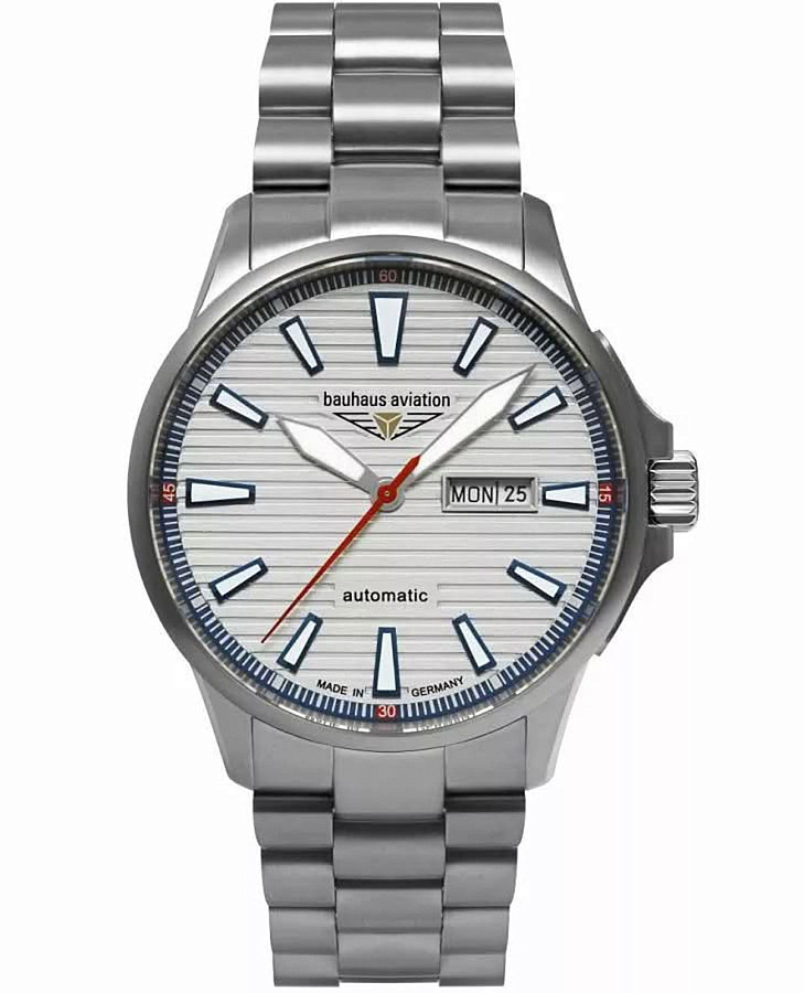 Часы Bauhaus Aviation Iron Annie 2862M1 — мужские, белый