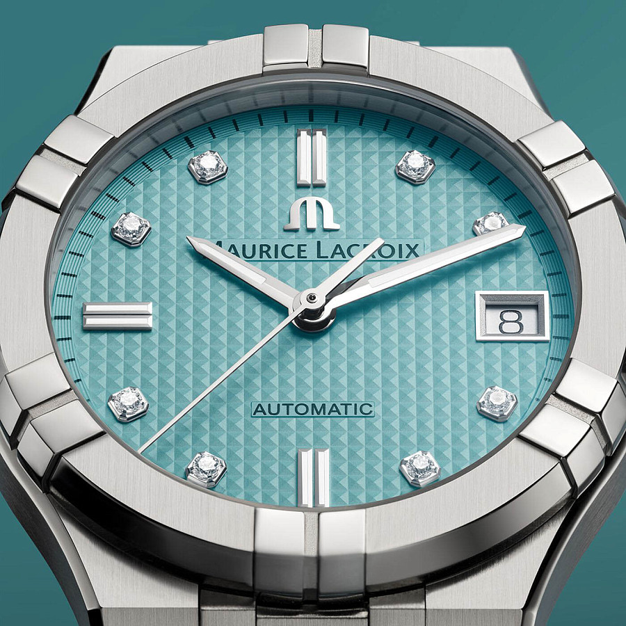 Часы Maurice Lacroix Aikon Automatic Limited Summer Edition 35 mm AI6006-SS00F-451-C — нержавеющая сталь, мужские