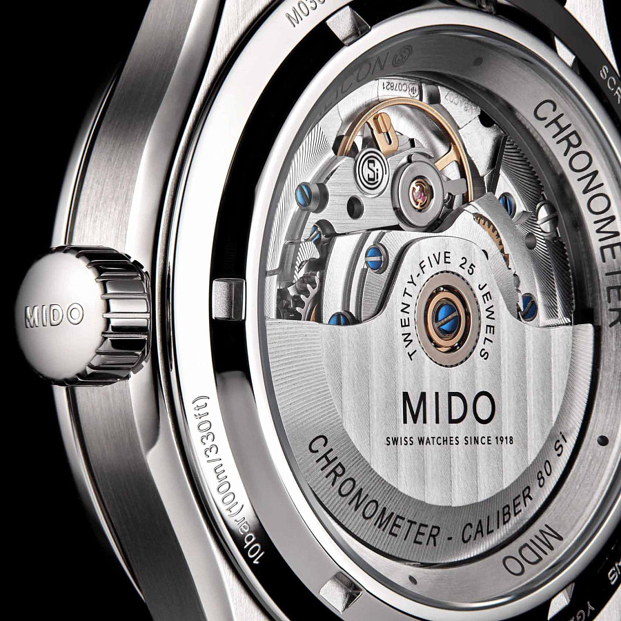 Часы Mido Multifort M Chronometer M038.431.11.097.00 — механические, Швейцария, мужские