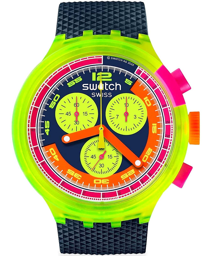 Часы Swatch Big Bold SB06J101-6000 — мужские, цветной