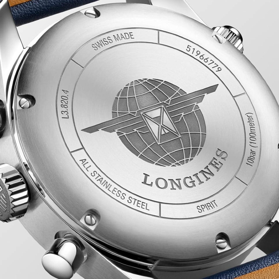 Часы Longines Spirit L3.820.4.93.3 — сталь металл, Швейцария